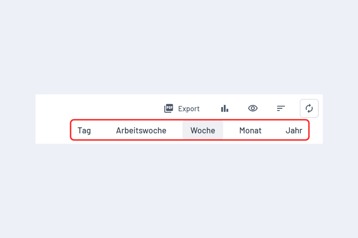 Kalenderansichten