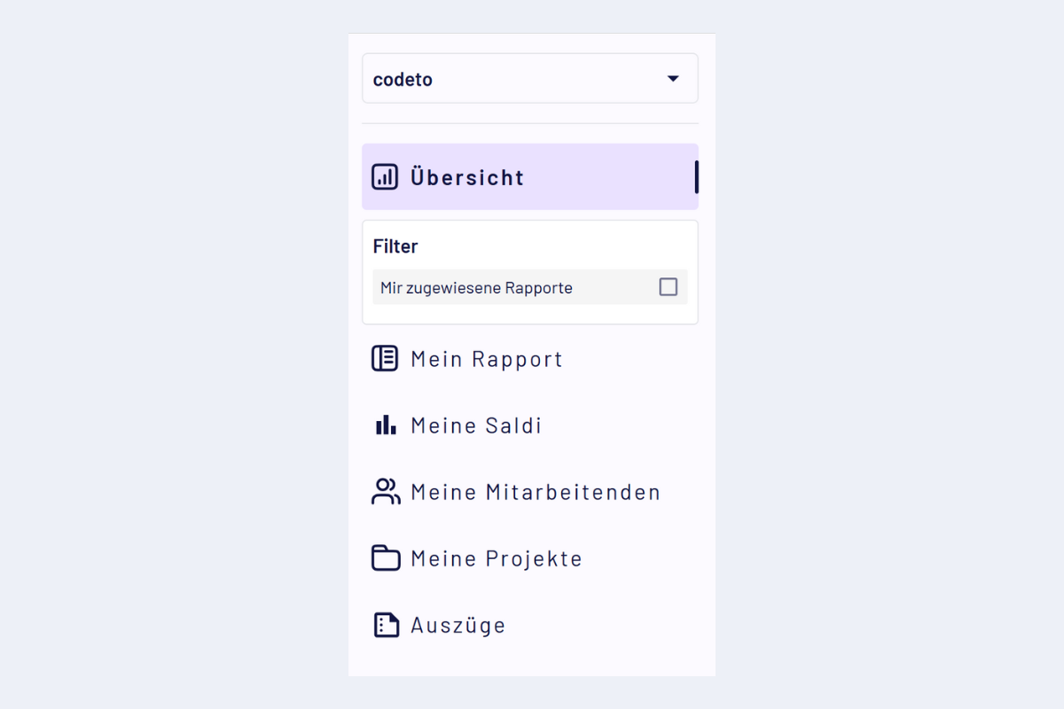 Sidebar master/admin