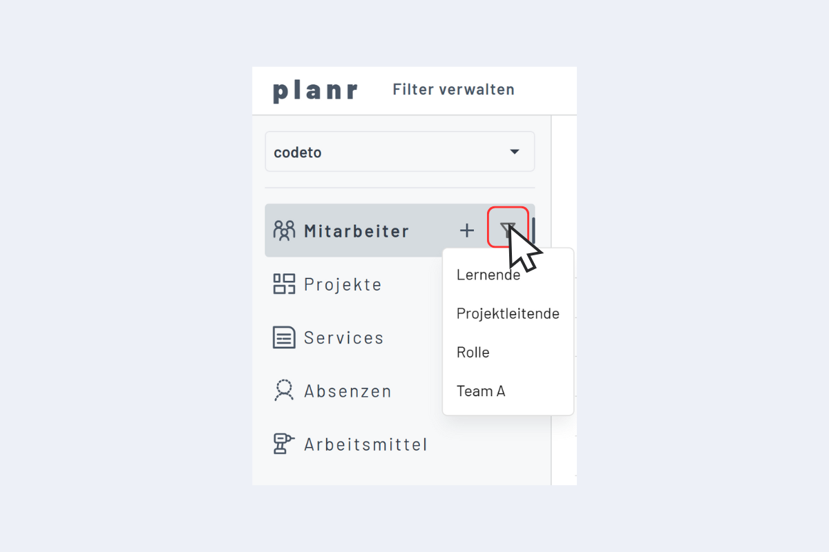 Applicare un filtro