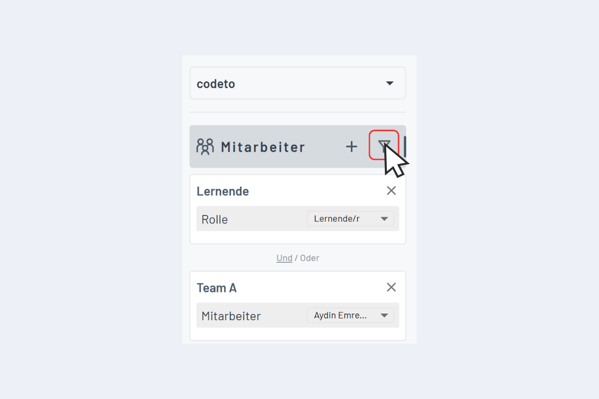 Applicare un filtro a più livelli
